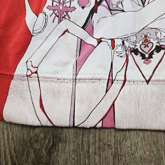 OMOCAT x Vacuumch White Widow Red Sweater Sweatshirt Size Large - Picture 4 of 8